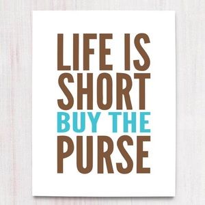 Purses! I will be posting more